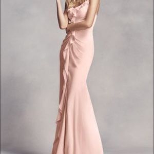 Vera wang “White” brand pink bridesmaid dress